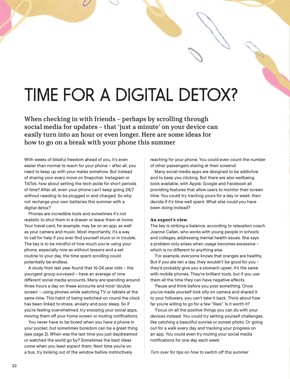 Teen Breathe Preview Pages