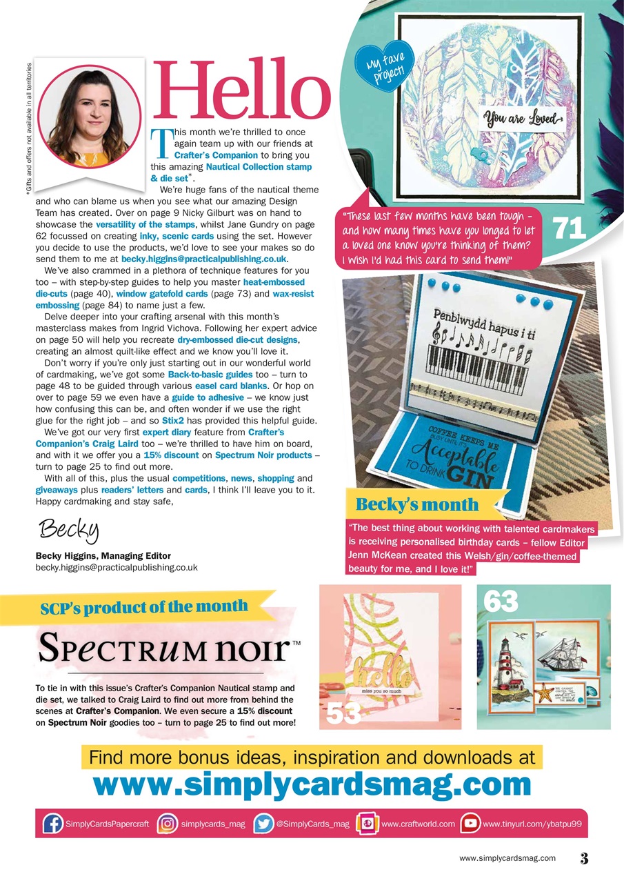 Simply Cards & Papercraft Preview Pages