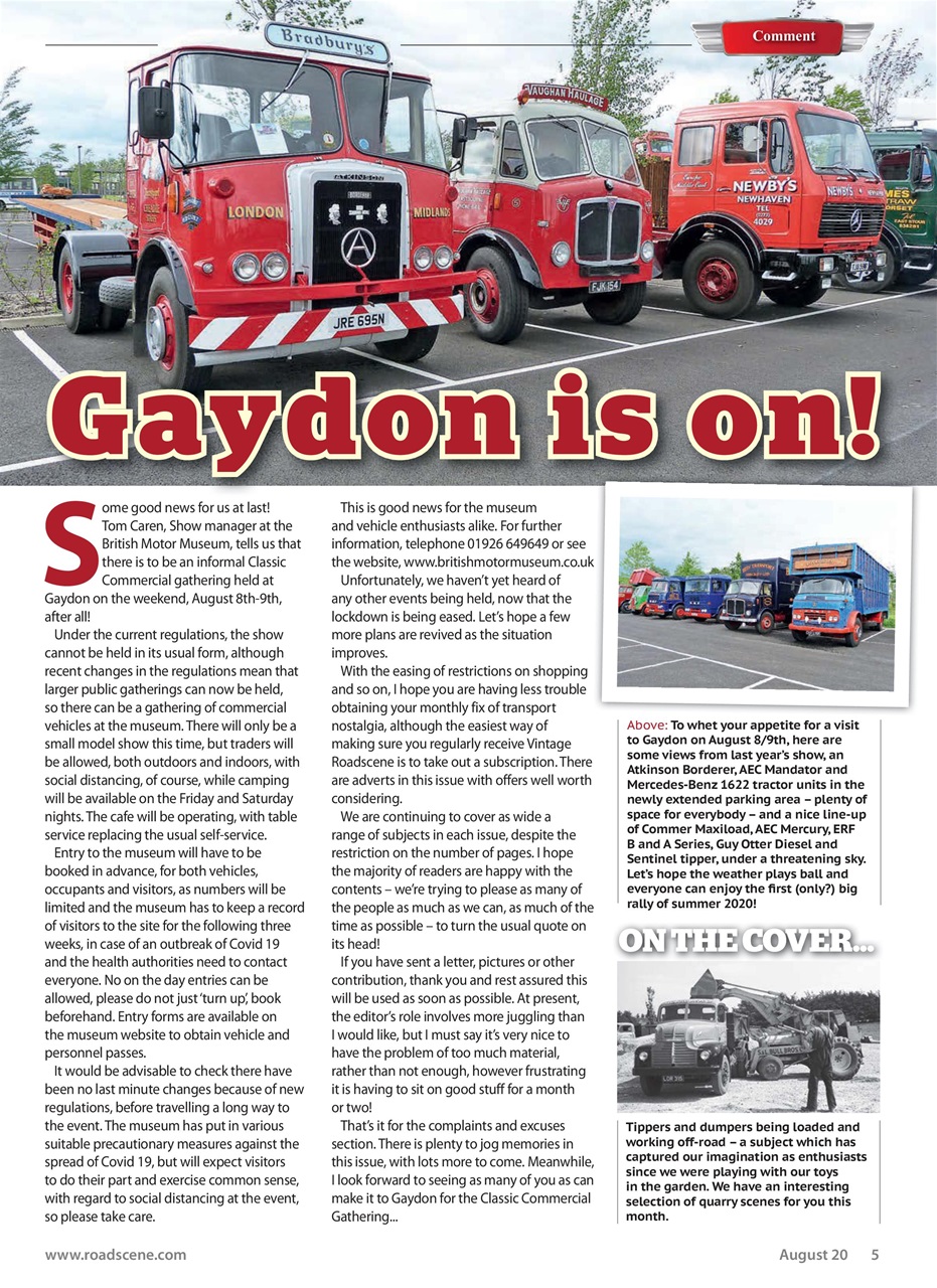 Vintage Roadscene Preview Pages