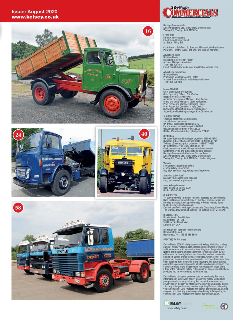 Heritage Commercials Magazine Preview Pages