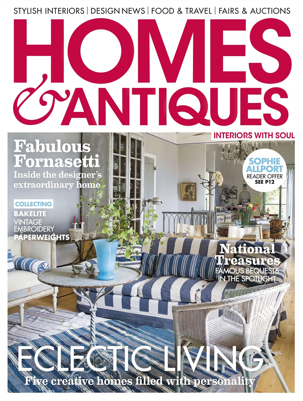 Homes & Antiques Magazine Preview Pages