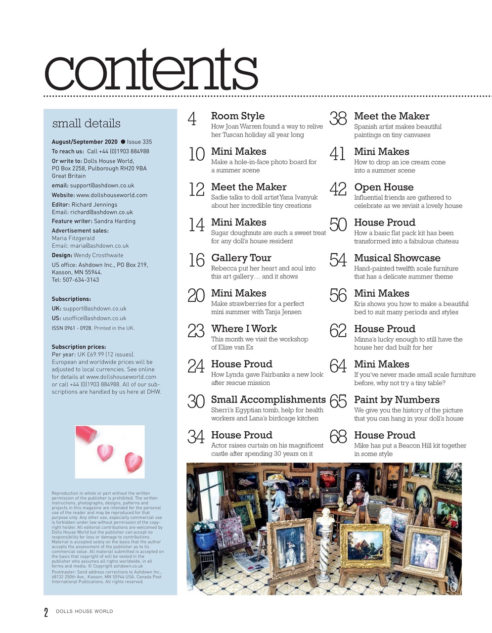 Dolls House World Preview Pages