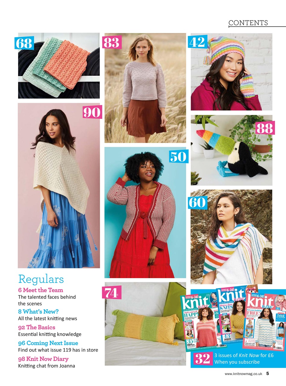 Knit Now Preview Pages