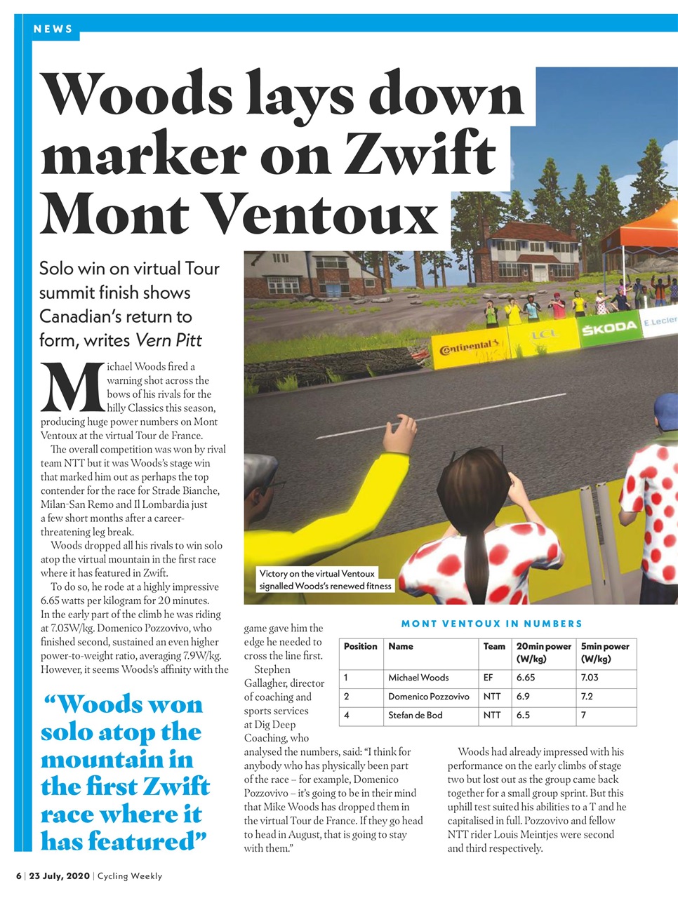 Cycling Weekly Preview Pages