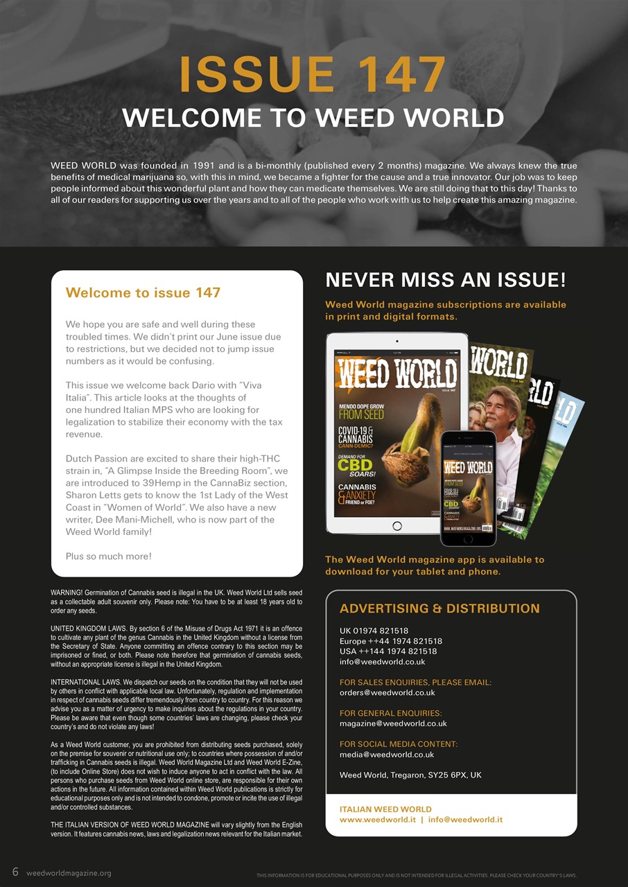 Weed World Preview Pages