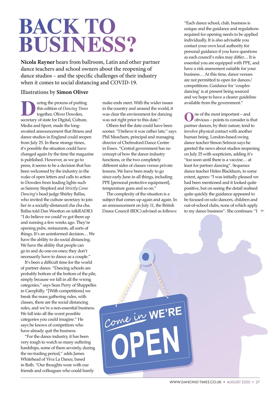 Dancing Times Preview Pages