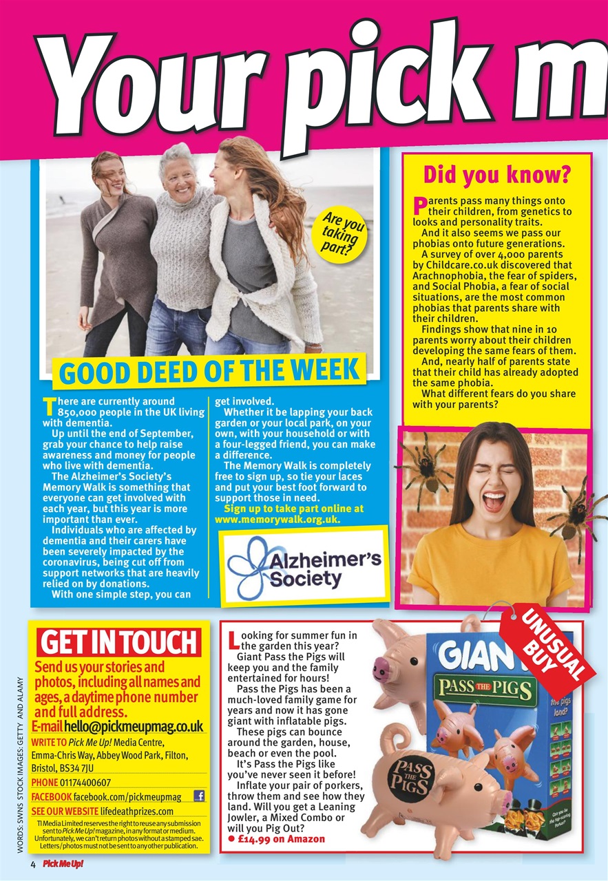 Pick Me Up Preview Pages