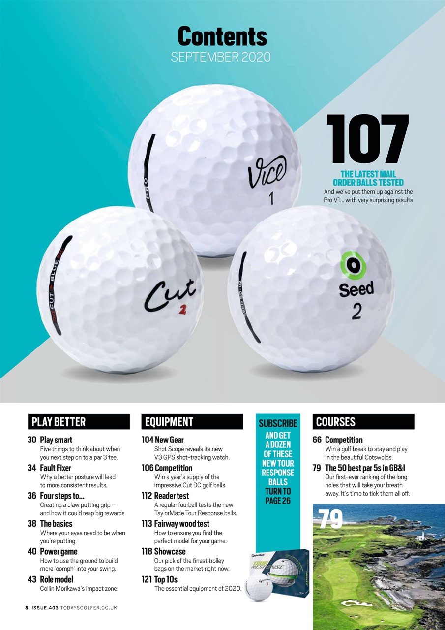 Today's Golfer Preview Pages