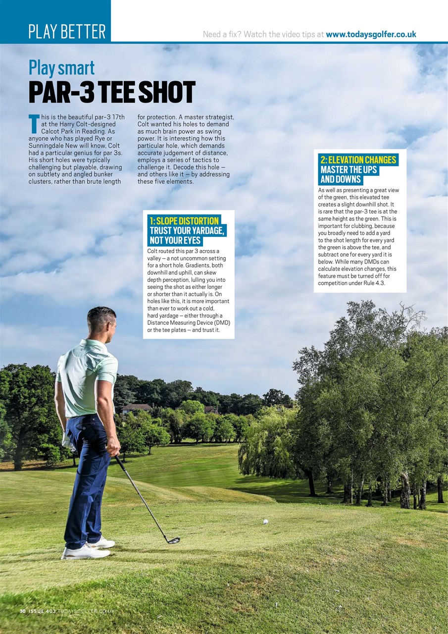 Today's Golfer Preview Pages