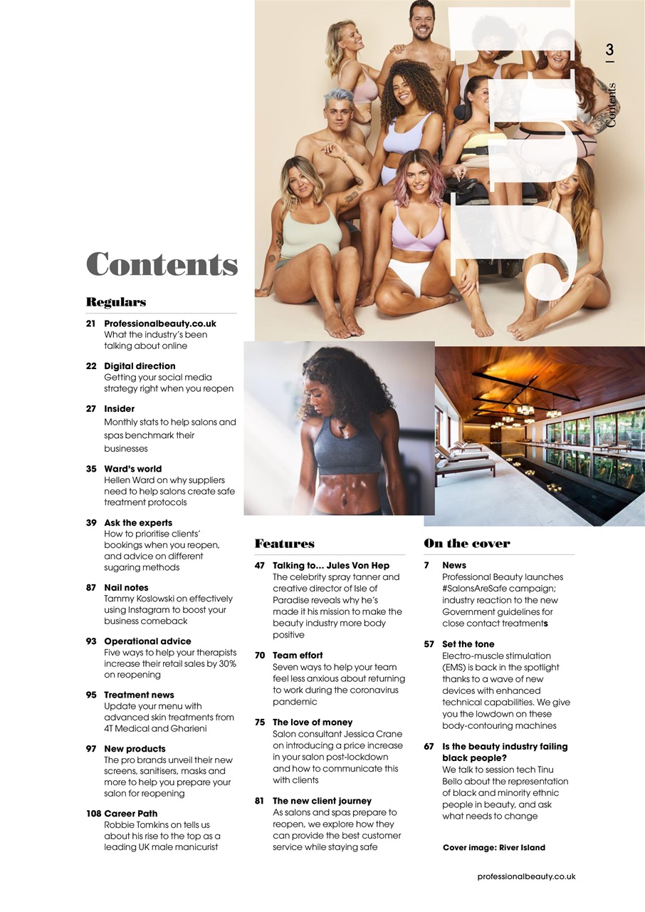 Professional Beauty Preview Pages