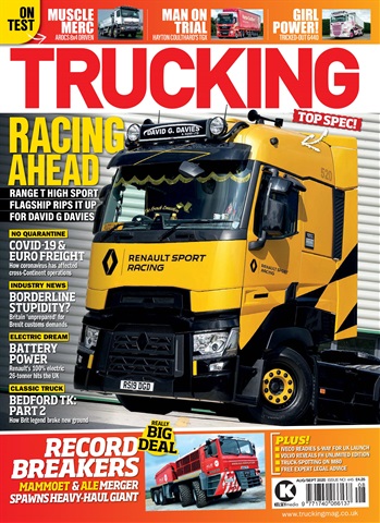 Trucking Magazine issue Aug/Sept 2020