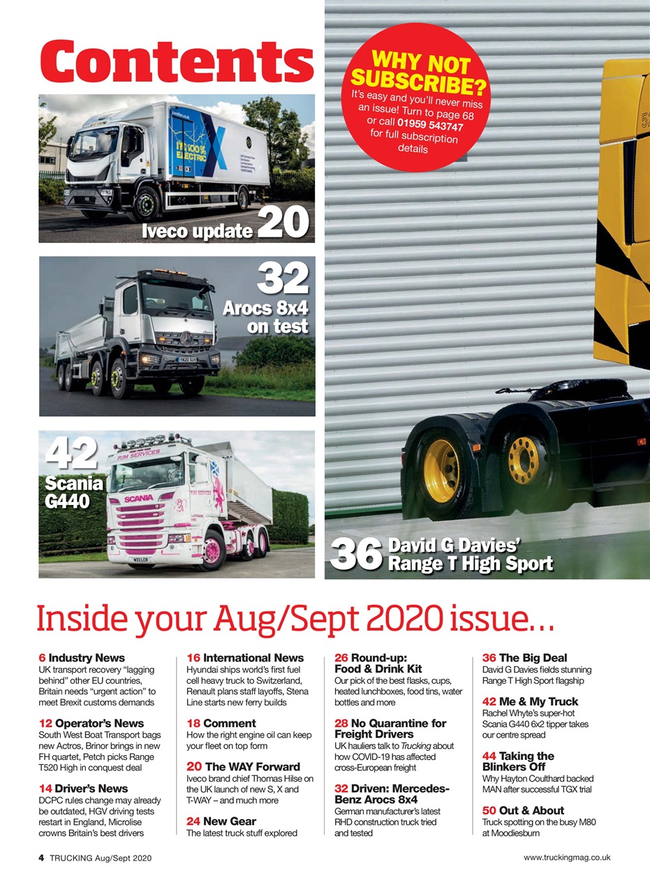 Trucking Magazine Preview Pages