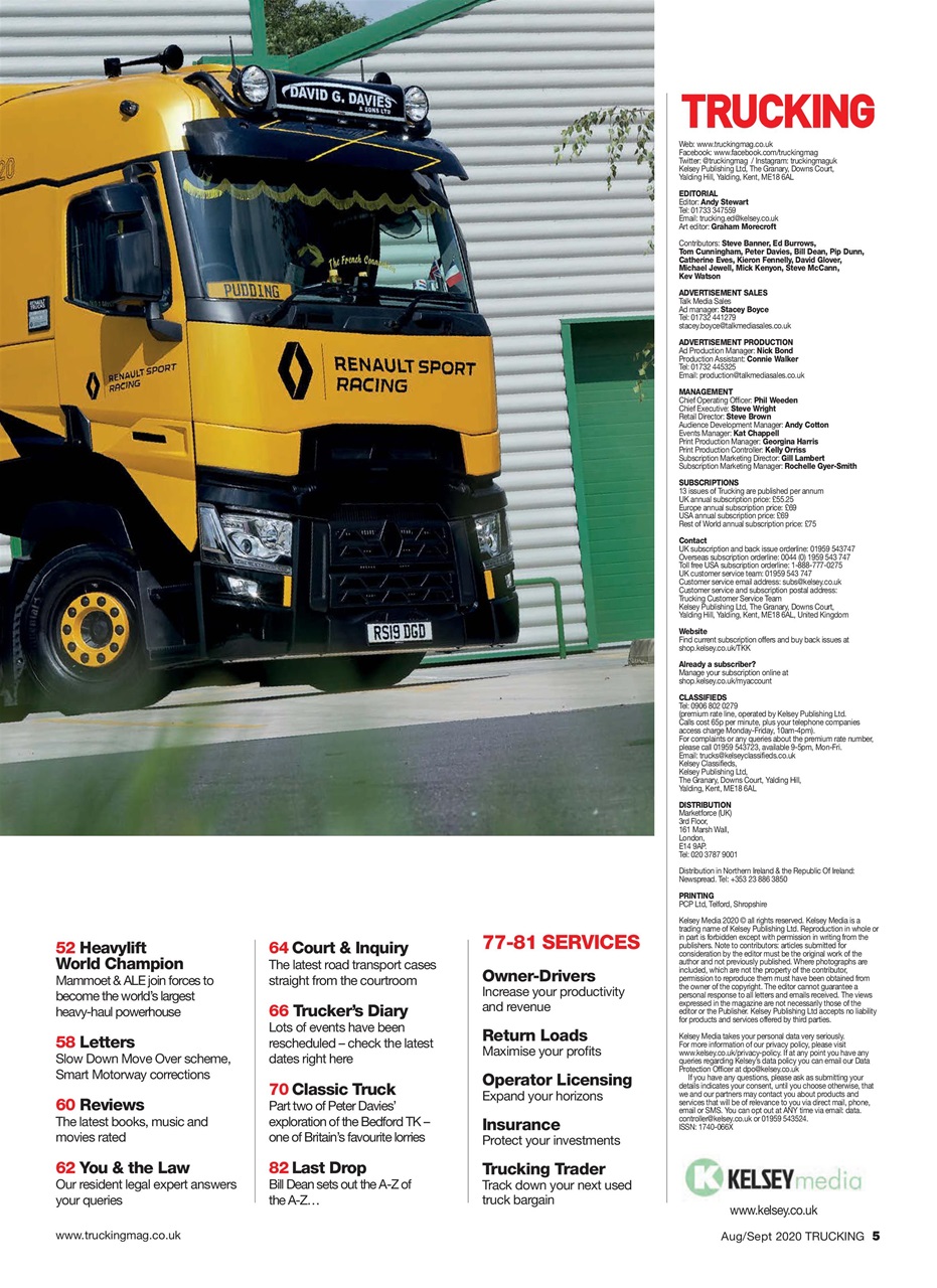 Trucking Magazine Preview Pages