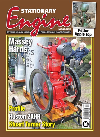 Stationary Engine issue September 2020