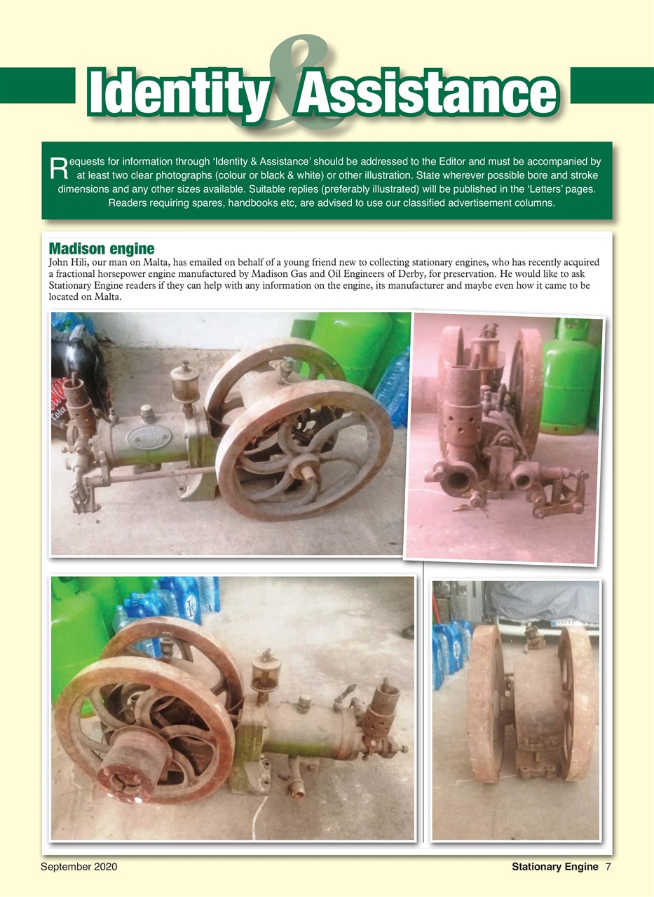 Stationary Engine Preview Pages