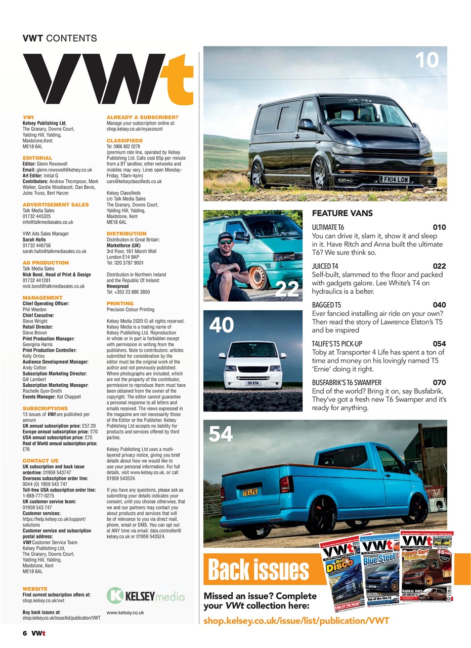 VWt Magazine Preview Pages