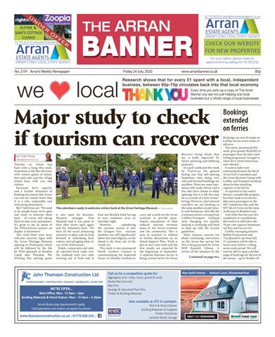 Arran Banner issue 25 July 2020
