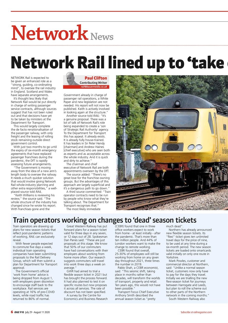 Rail Preview Pages