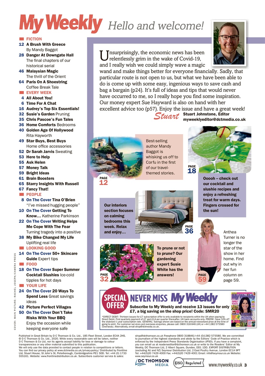 My Weekly Preview Pages