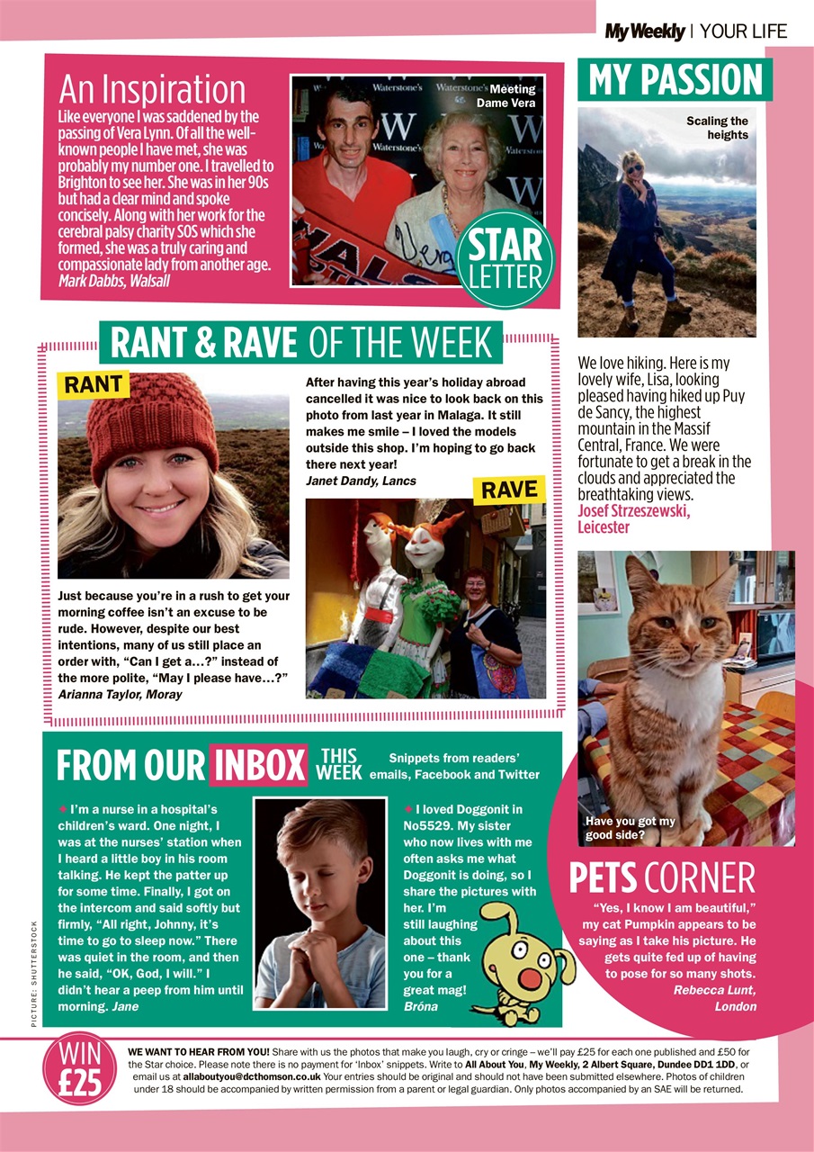 My Weekly Preview Pages