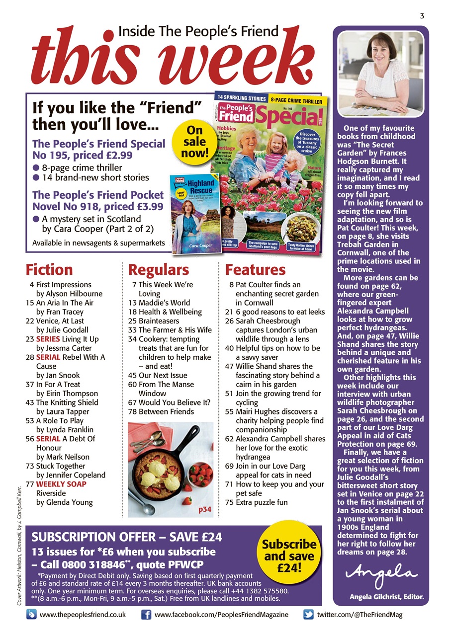 The People’s Friend Preview Pages