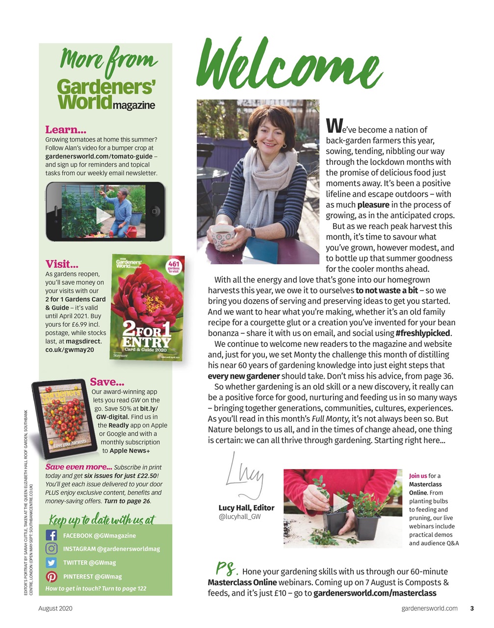 BBC Gardeners’ World Magazine Preview Pages