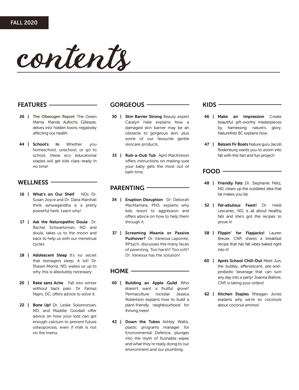 Ecoparent Magazine Preview Pages