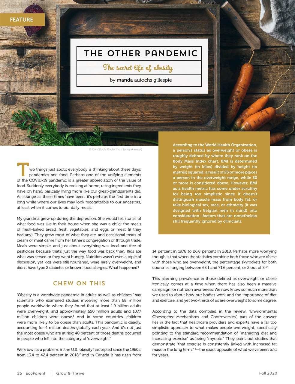 Ecoparent Magazine Preview Pages