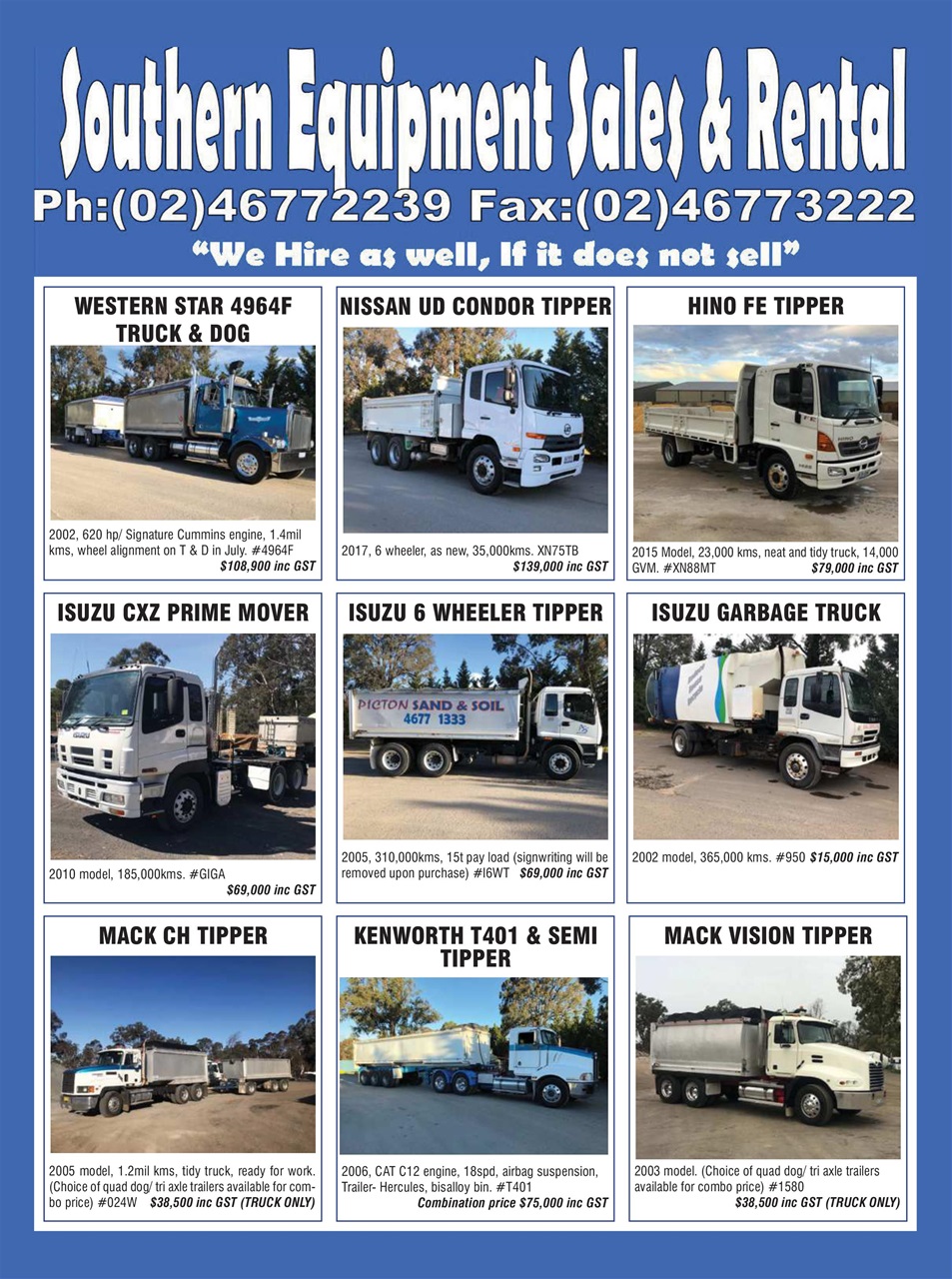 JUST TRUCKS Preview Pages