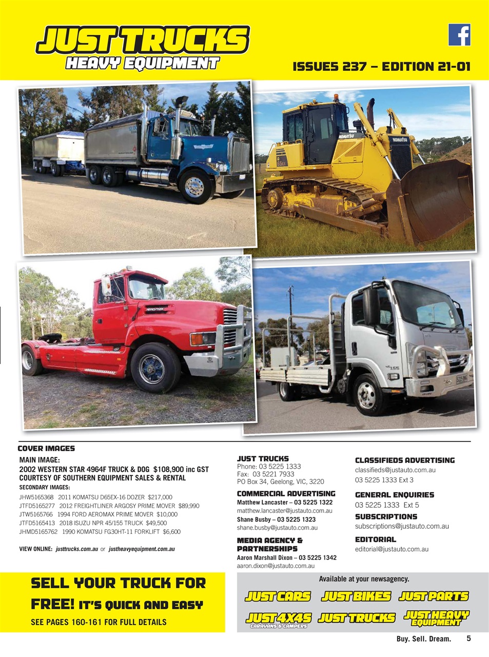 JUST TRUCKS Preview Pages