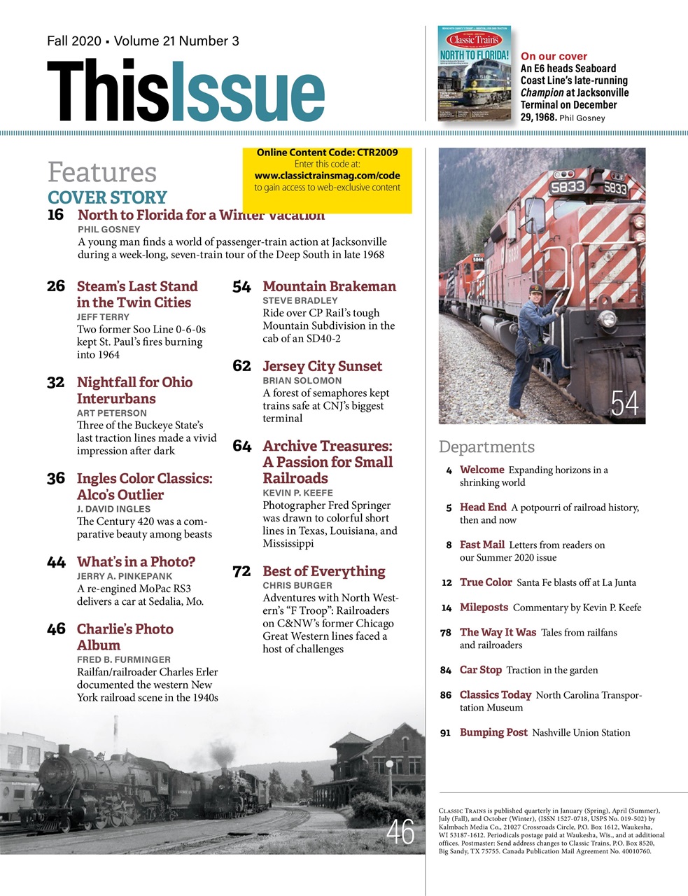 Classic Trains Preview Pages