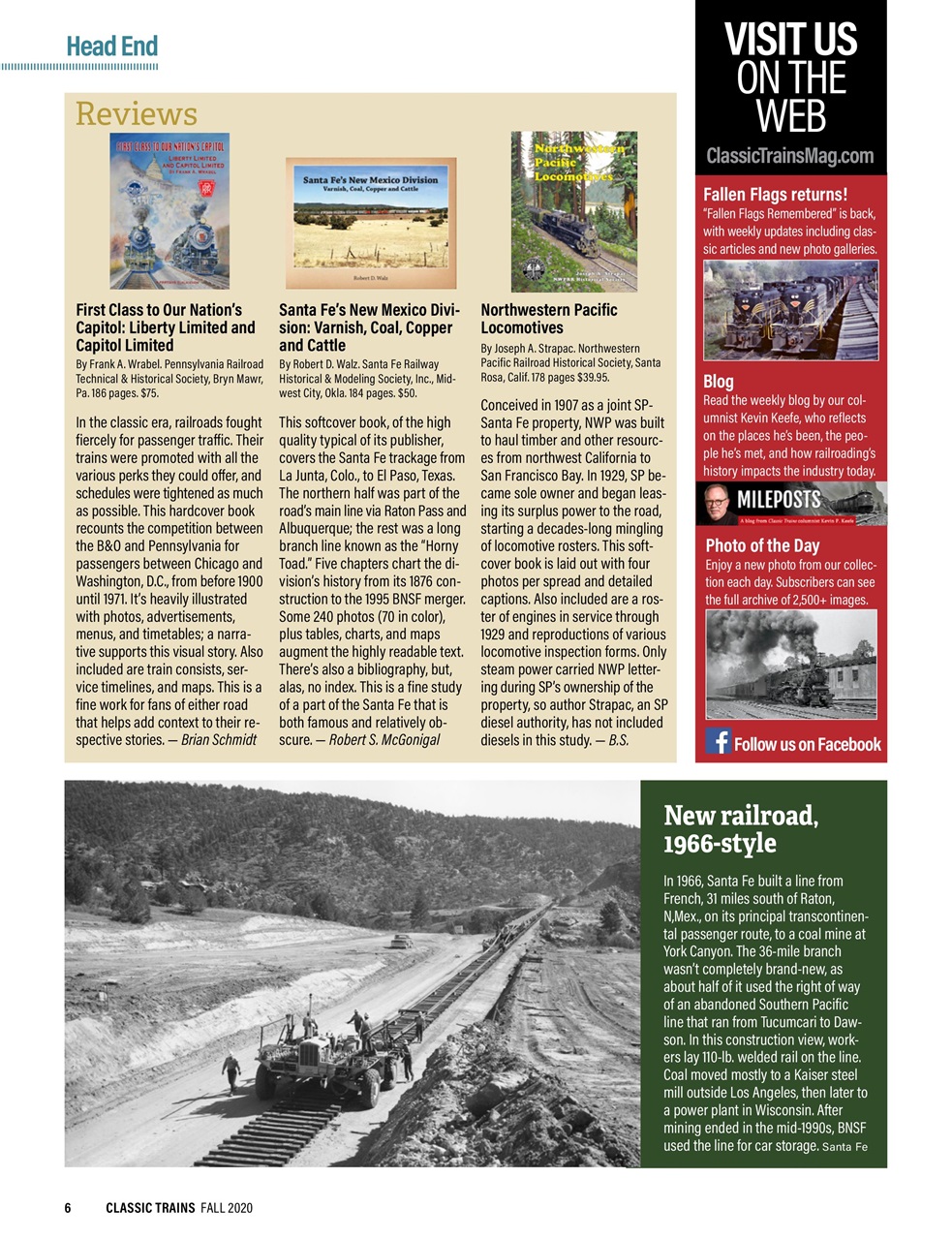 Classic Trains Preview Pages