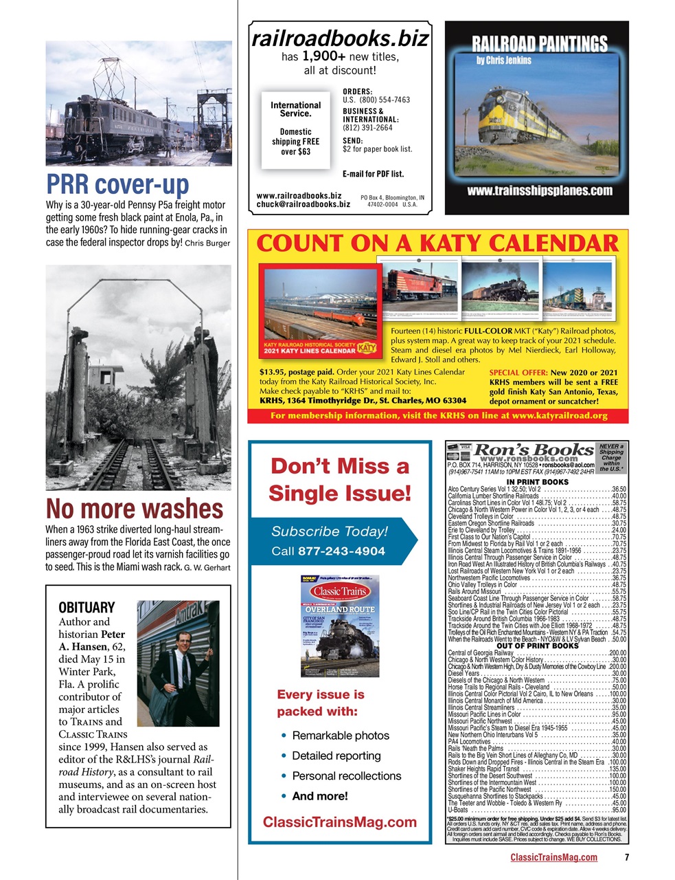Classic Trains Preview Pages