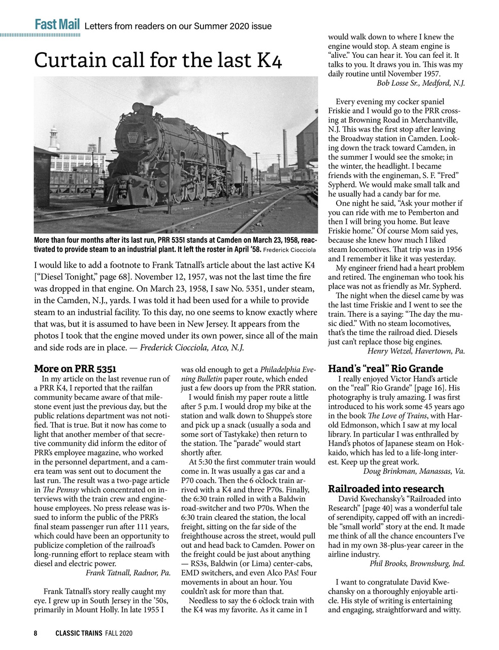 Classic Trains Preview Pages