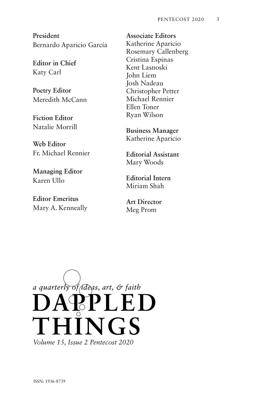 Dappled Things Preview Pages