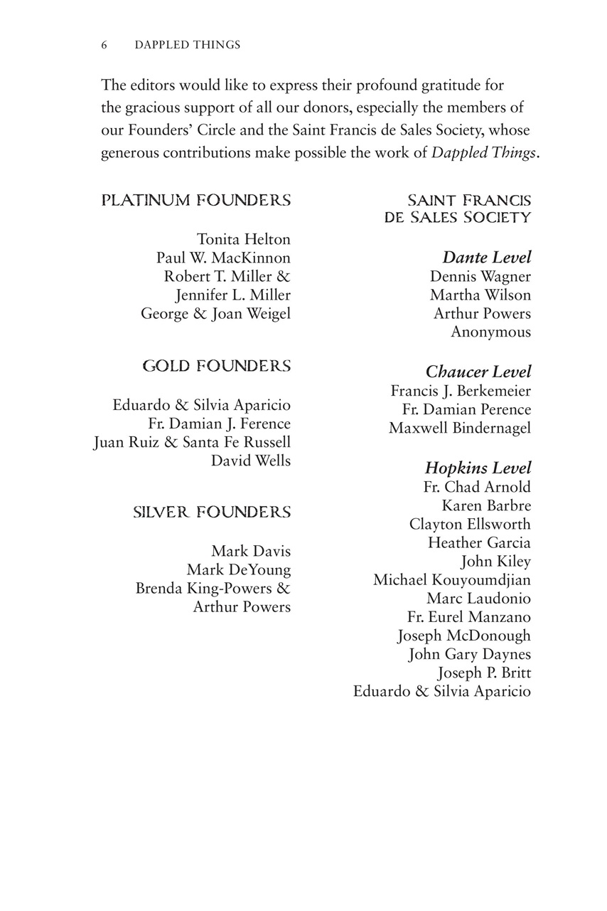 Dappled Things Preview Pages