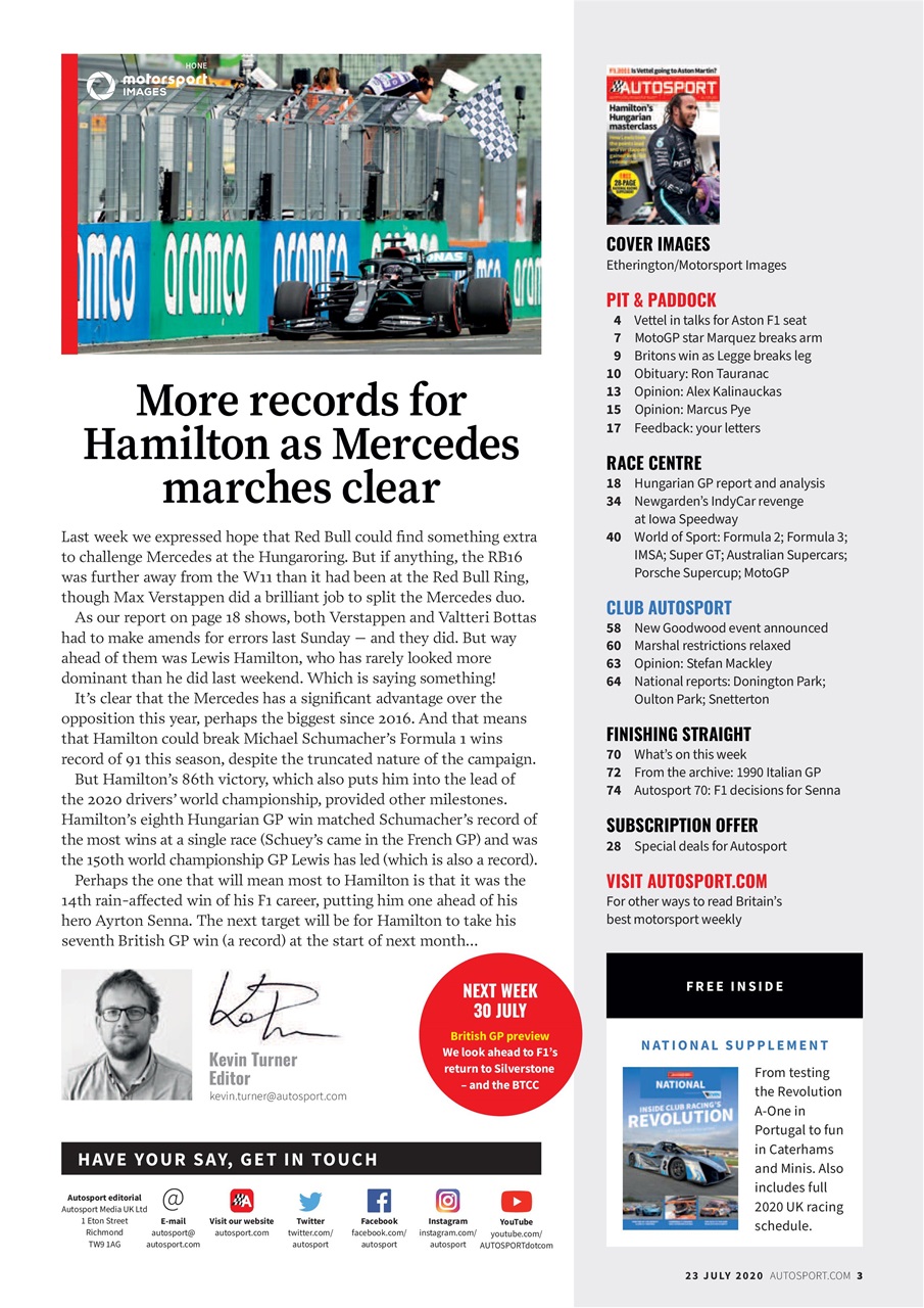 Autosport Preview Pages