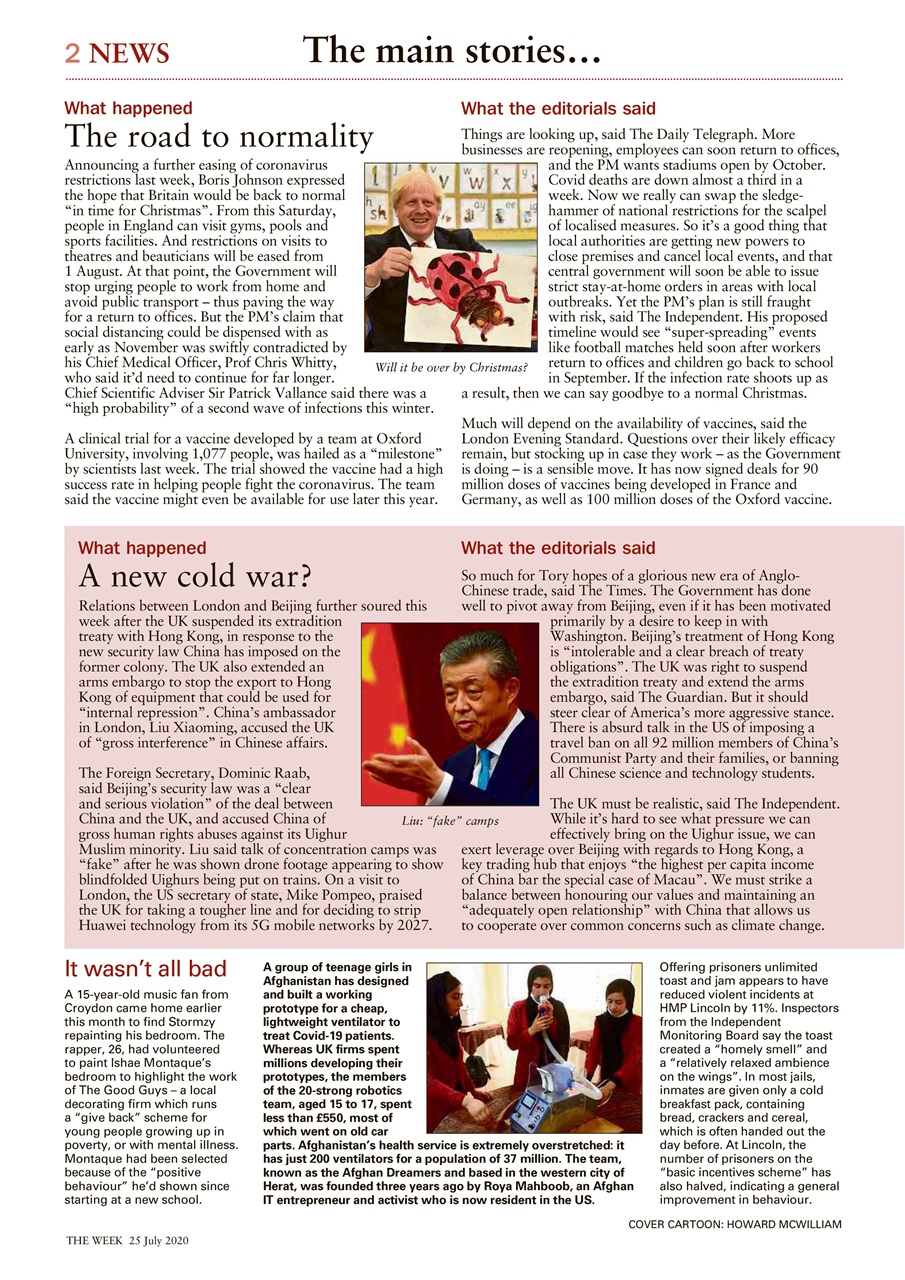 The Week Preview Pages