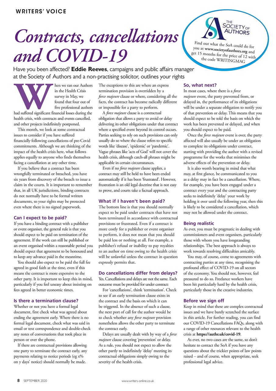 Writing Magazine Preview Pages