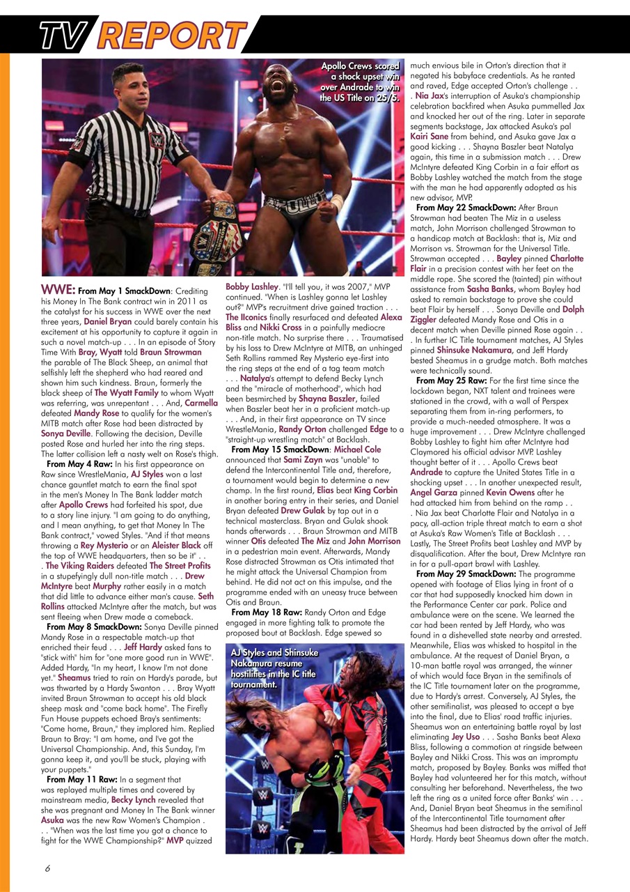 Wrestletalk Magazine Preview Pages