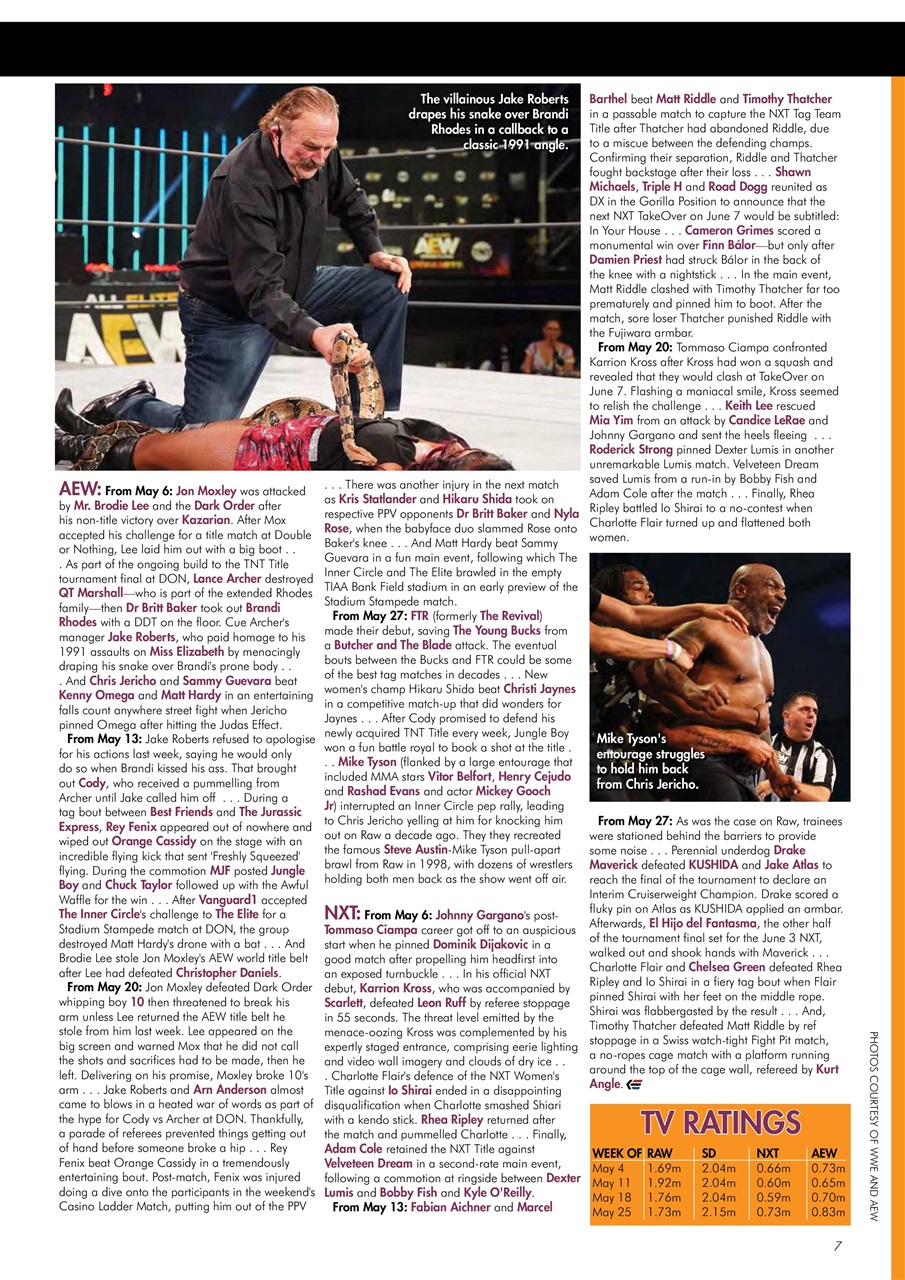 Wrestletalk Magazine Preview Pages