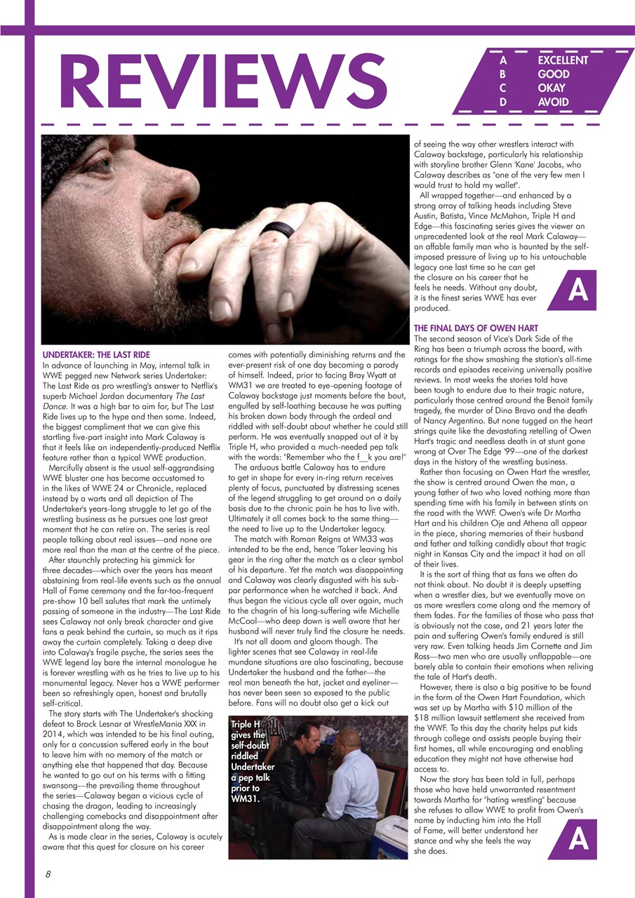 Wrestletalk Magazine Preview Pages