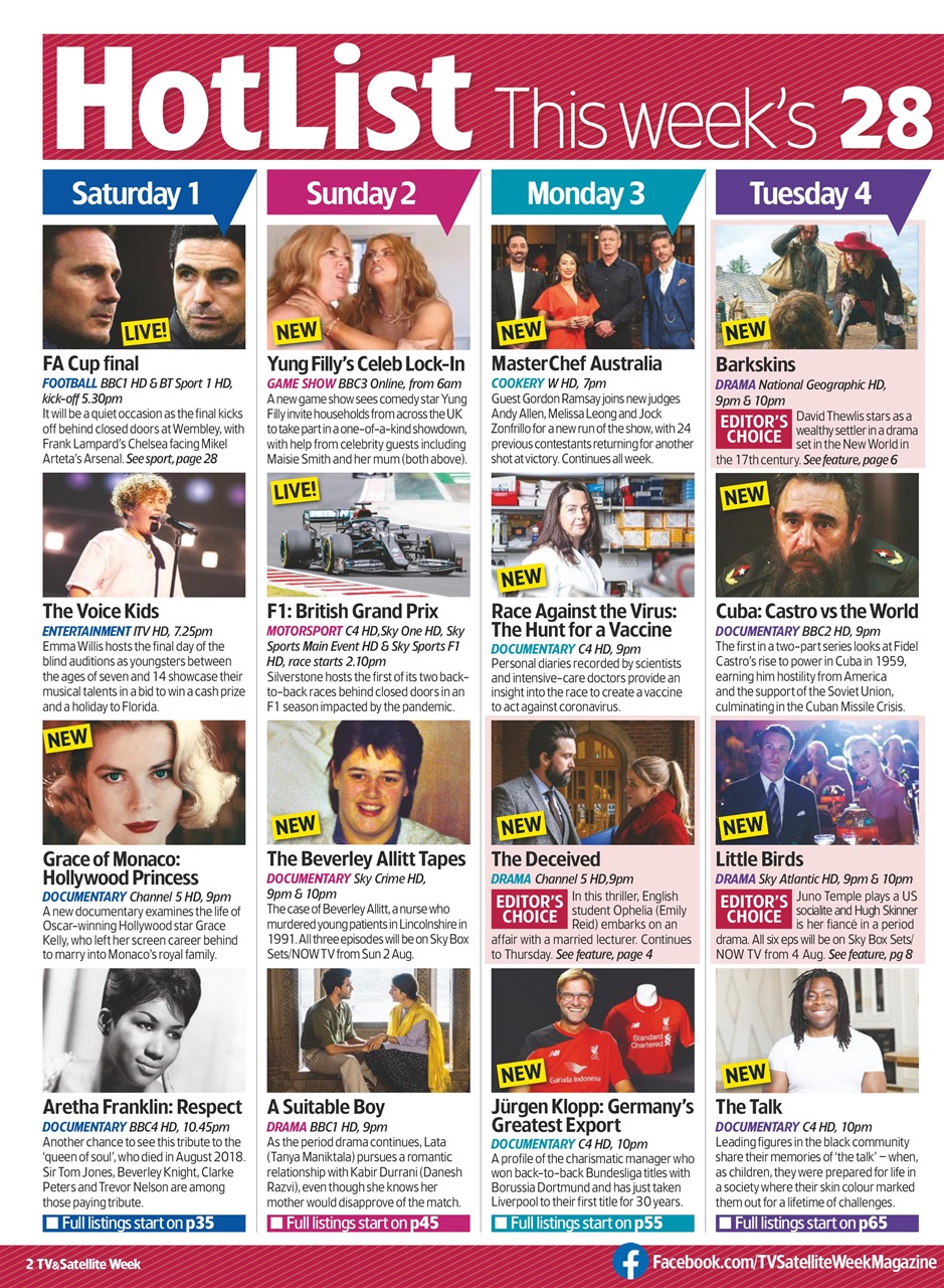 TV & Satellite Week Preview Pages