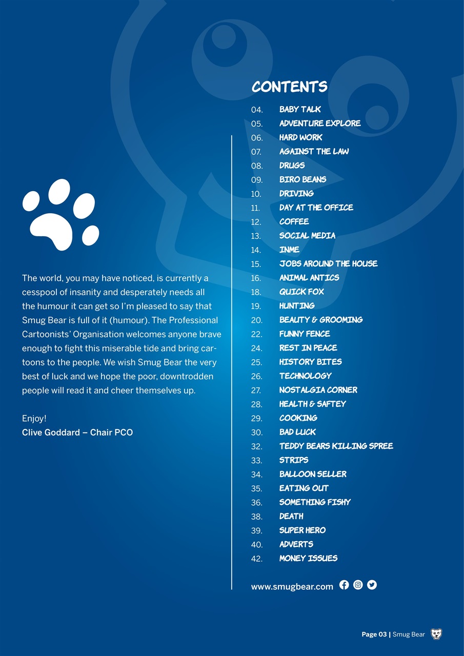 Smug Bear Preview Pages