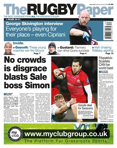 The Rugby Paper issue 26 Jul 2020