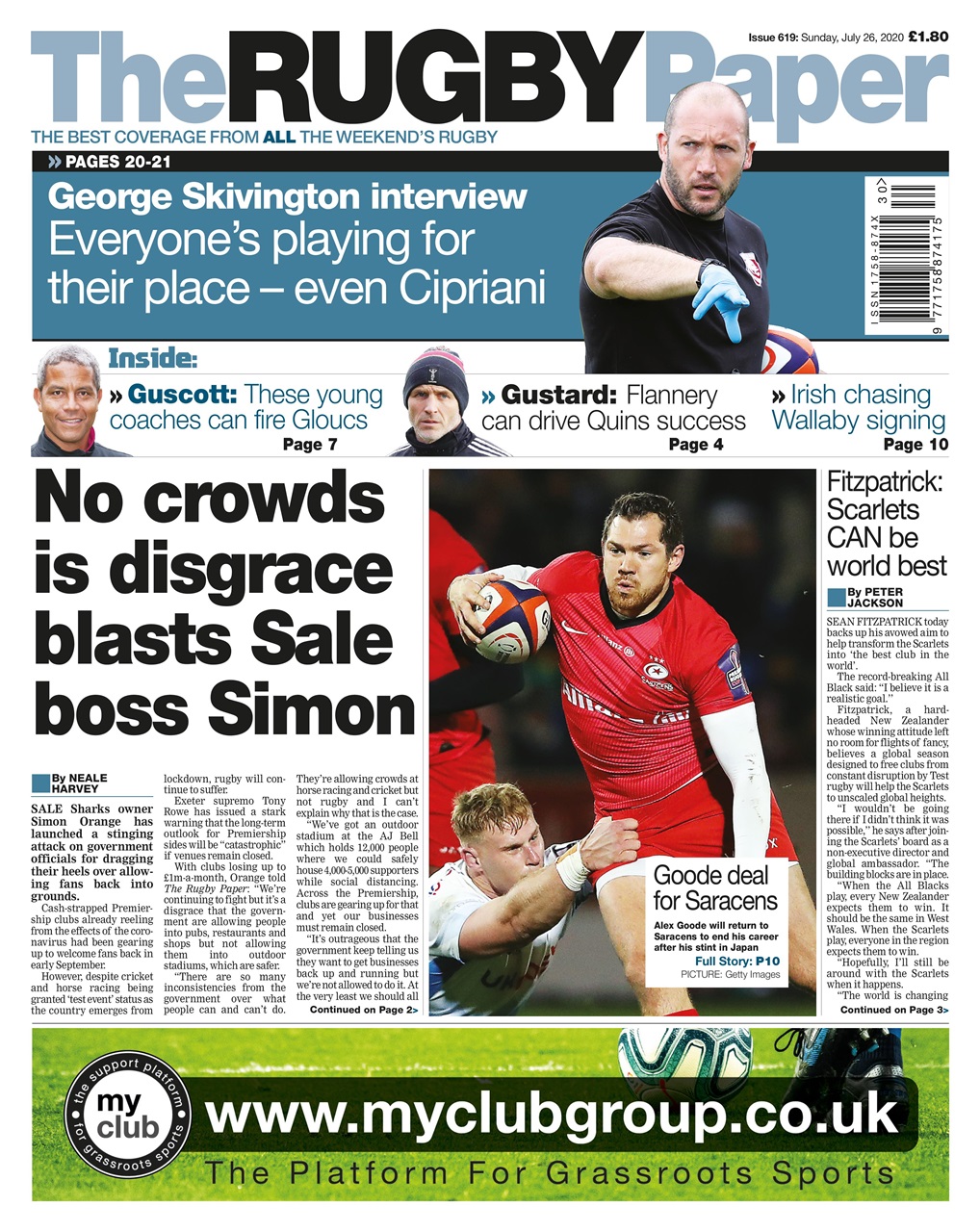 The Rugby Paper Preview Pages