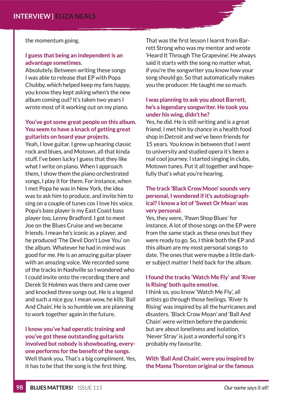 Blues Matters! Preview Pages