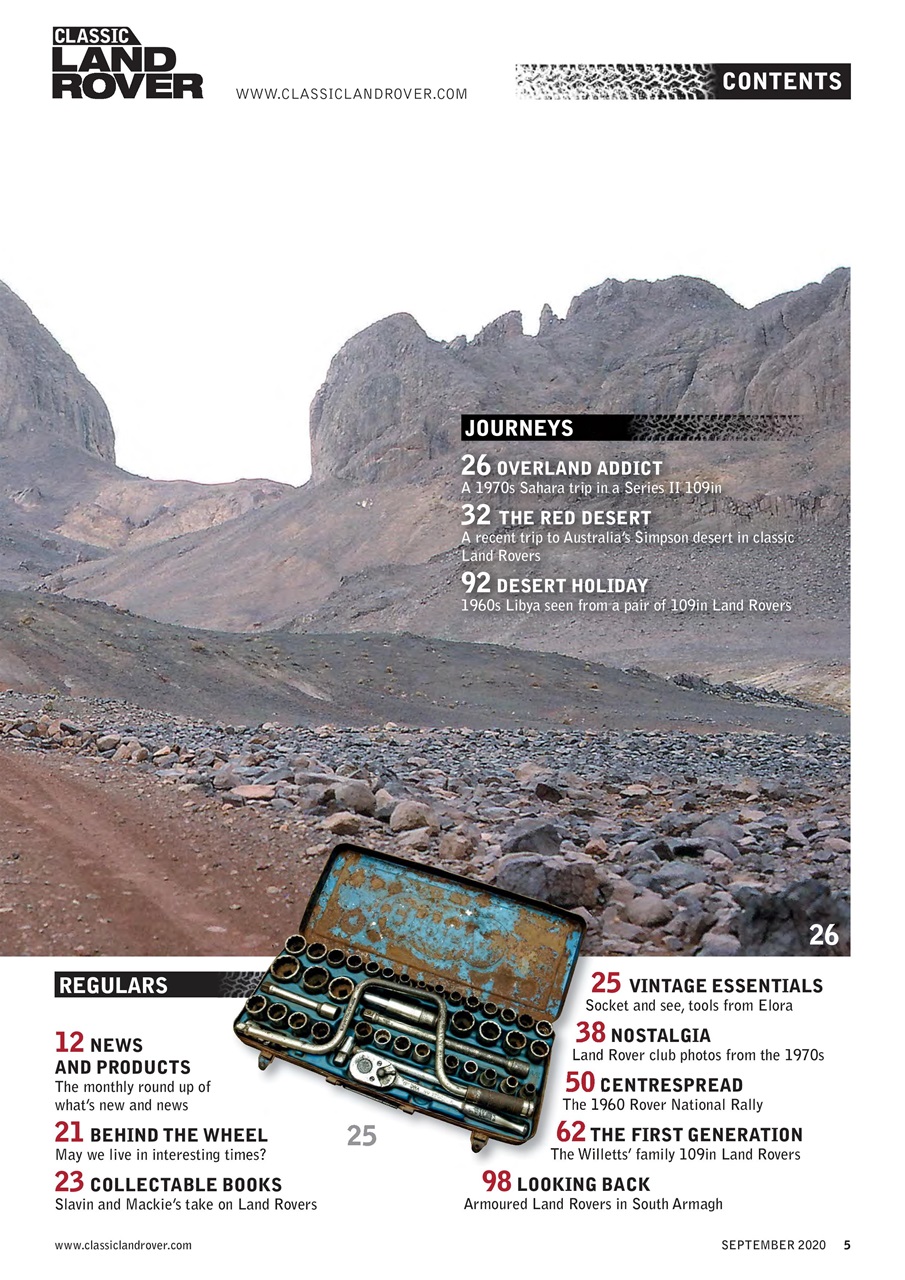 Classic Land Rover Magazine Preview Pages