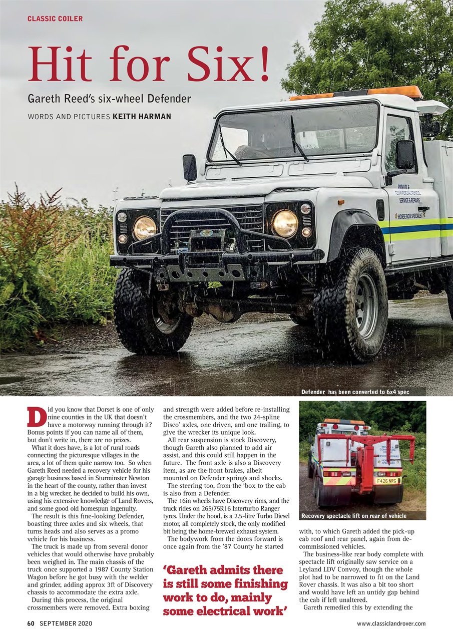 Classic Land Rover Magazine Preview Pages