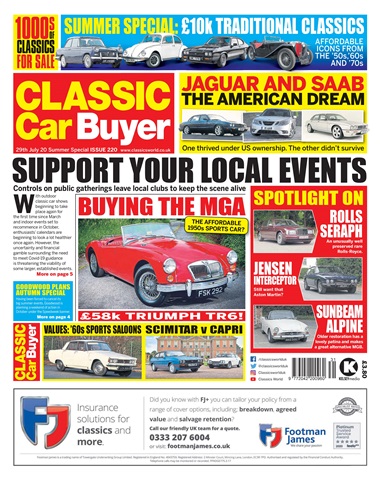 Classic Car Buyer issue 29/07/2020